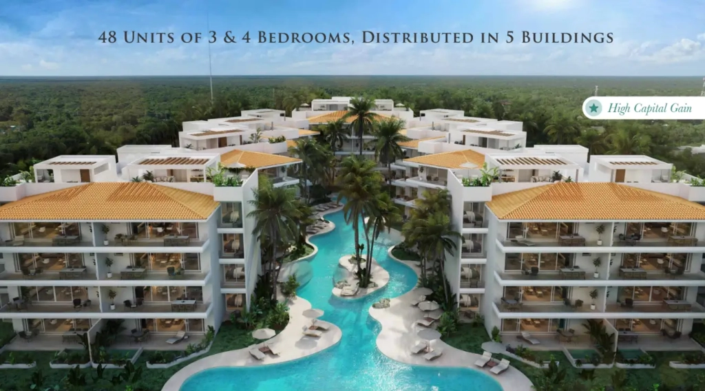 Condos in Puerto Aqua in Puerto Aventuras for sale